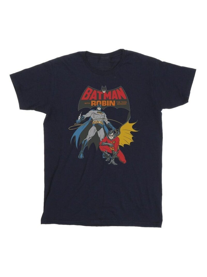 DC Comics - T-shirt Bleu marine - Kiabi