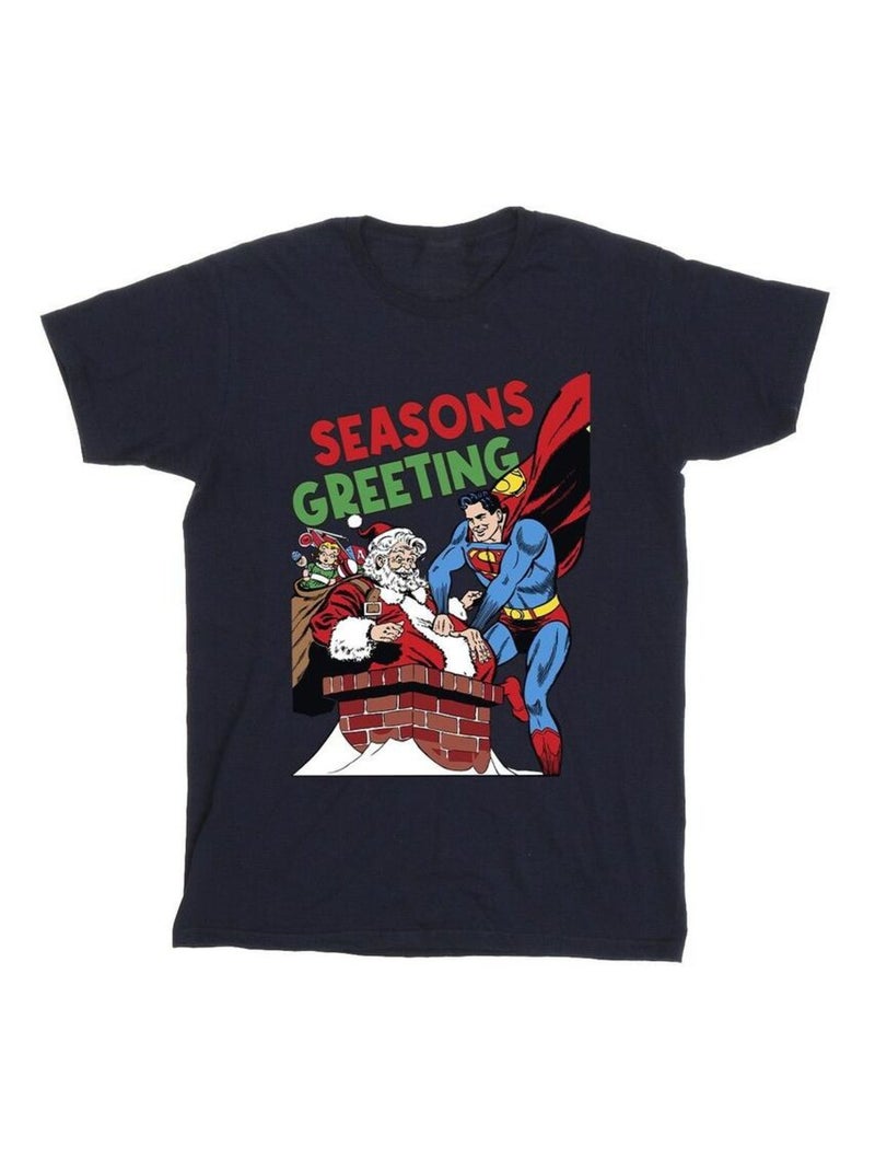 DC Comics - T-shirt Bleu marine - Kiabi
