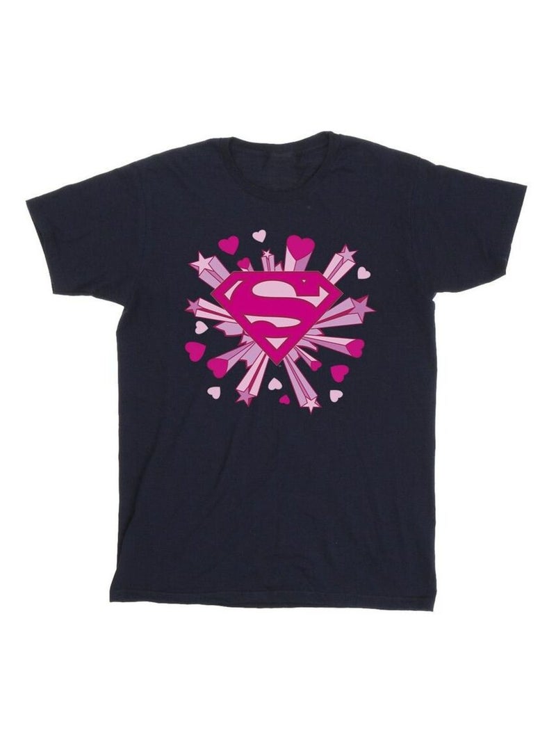DC Comics - T-shirt Bleu marine - Kiabi
