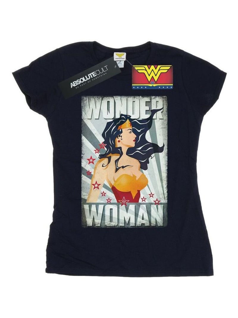 DC Comics - T-shirt Bleu marine - Kiabi