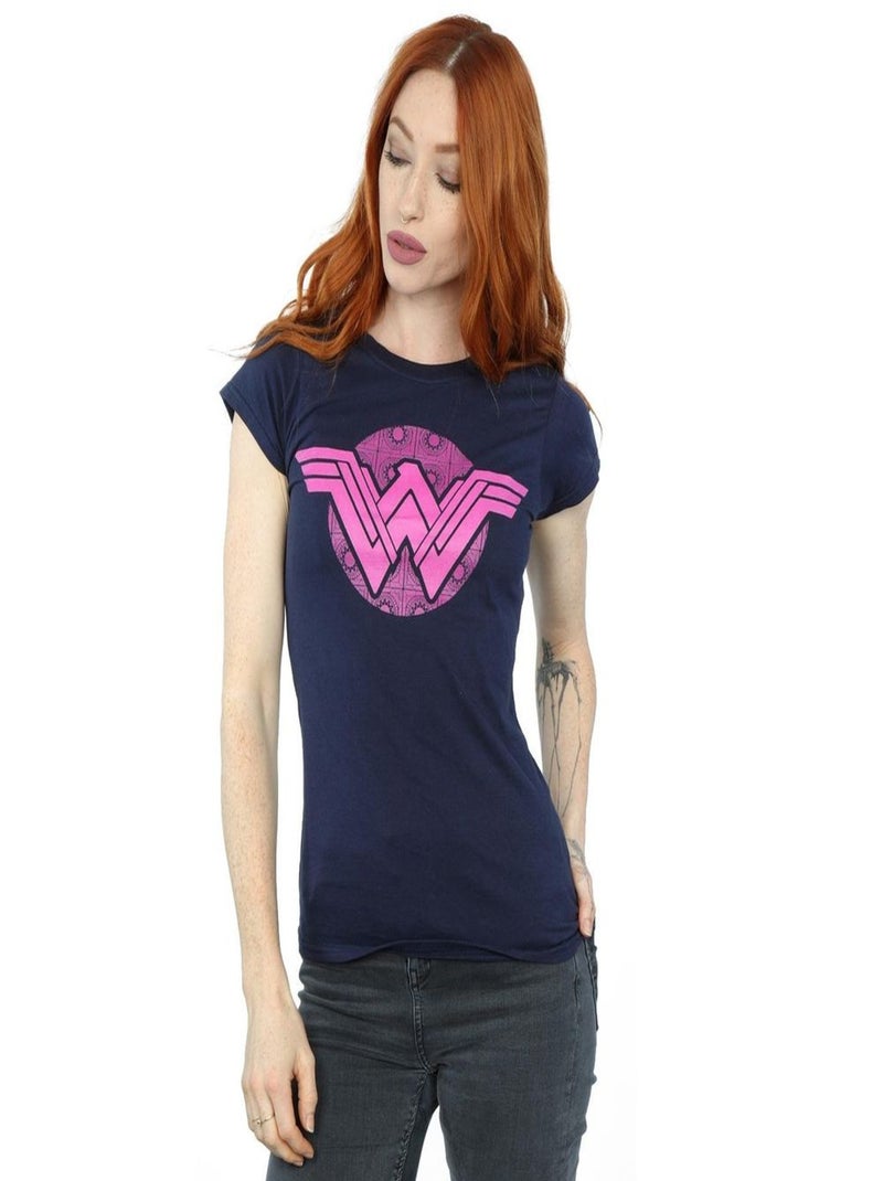 DC Comics - T-shirt Bleu marine - Kiabi