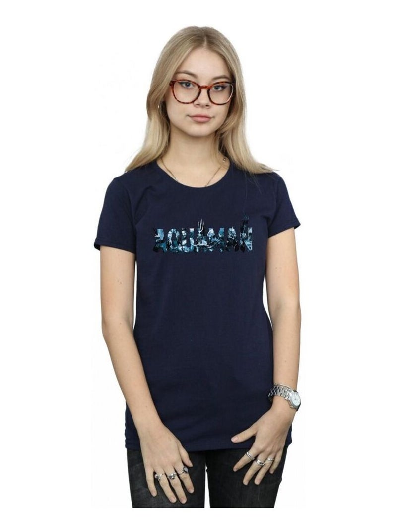 DC Comics - T-shirt Bleu marine - Kiabi