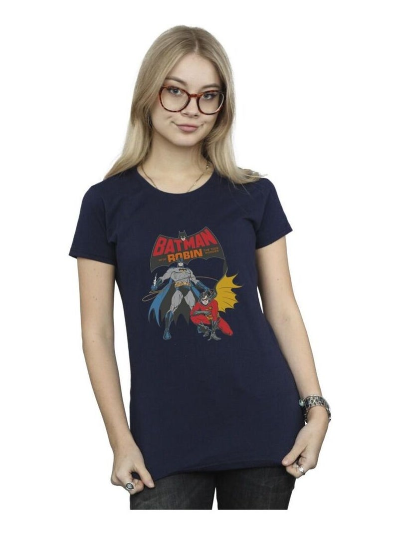 DC Comics - T-shirt Bleu marine - Kiabi