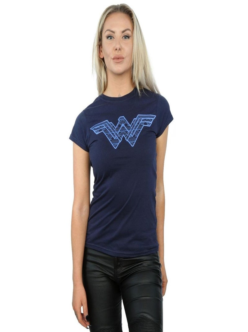 DC Comics - T-shirt Bleu marine - Kiabi