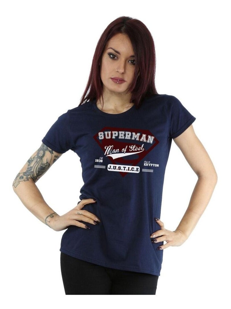 DC Comics - T-shirt Bleu marine - Kiabi