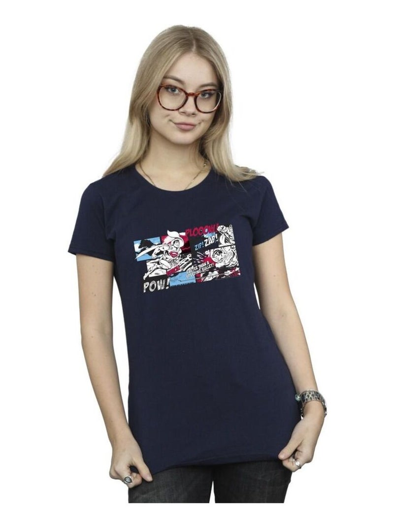 DC Comics - T-shirt Bleu marine - Kiabi