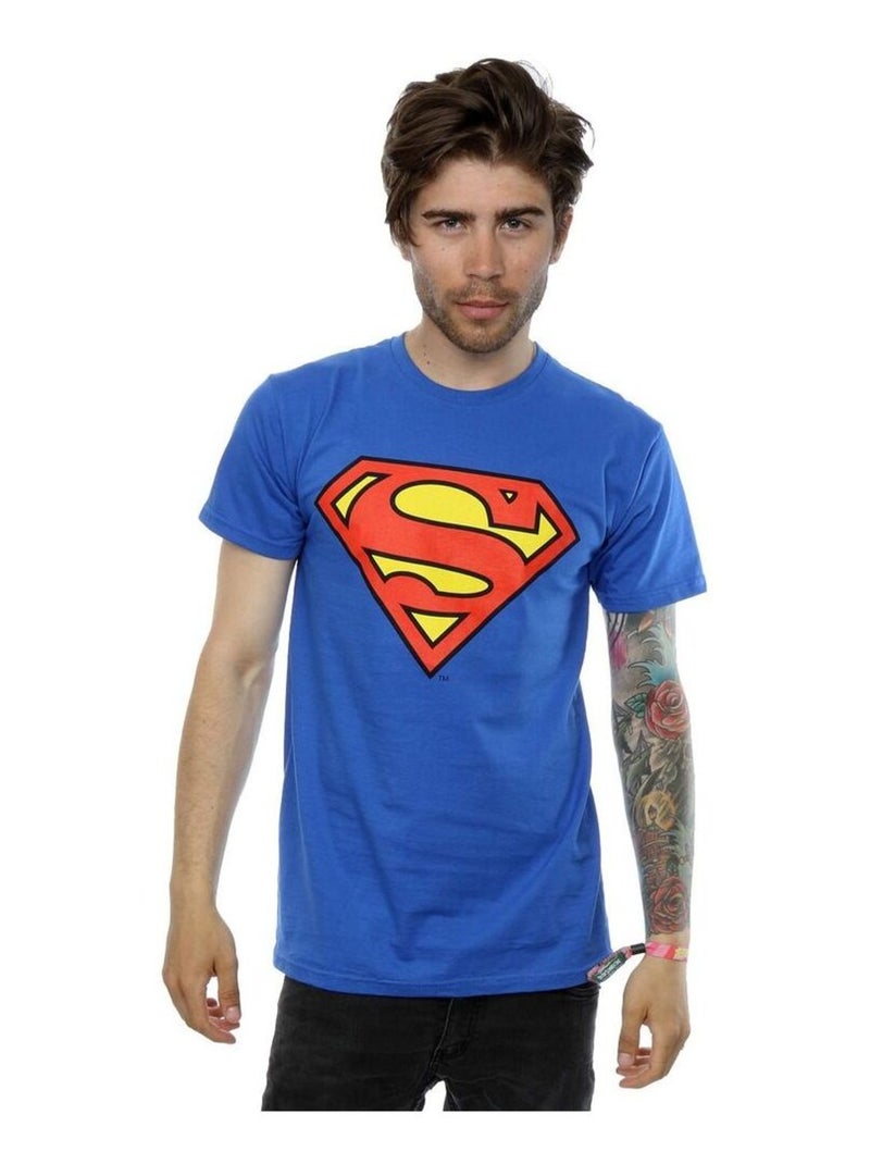 DC Comics - T-shirt Bleu roi - Kiabi