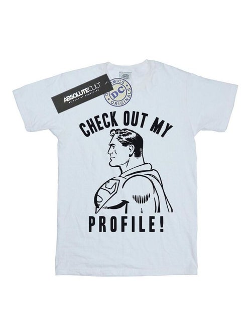 DC Comics - T-shirt CHECK OUT MY PROFILE - Kiabi DC Comics - T-shirt CHECK OUT MY PROFILE - Kiabi
