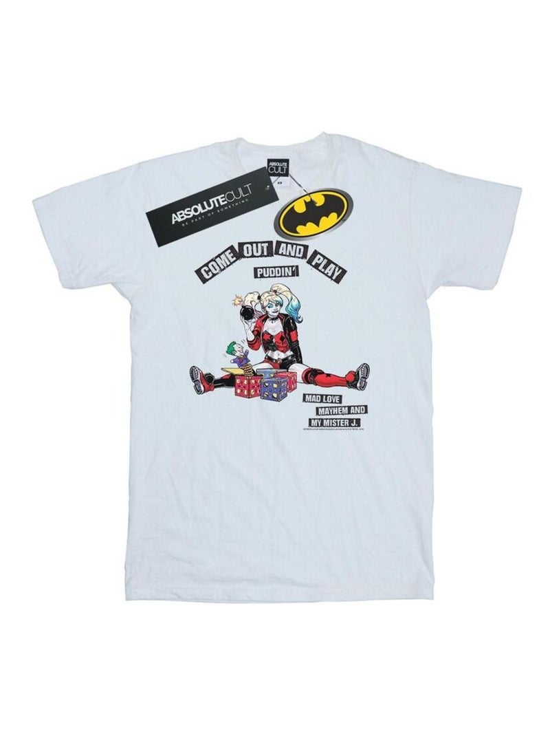 DC Comics - T-shirt COME OUT AND PLAY Blanc - Kiabi