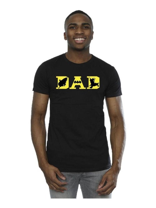 DC Comics - T-shirt DAD WITH BAT ICONS - Kiabi