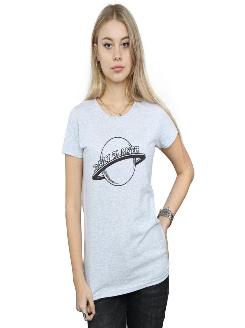 DC Comics - T-shirt DAILY PLANET Gris chiné - Kiabi