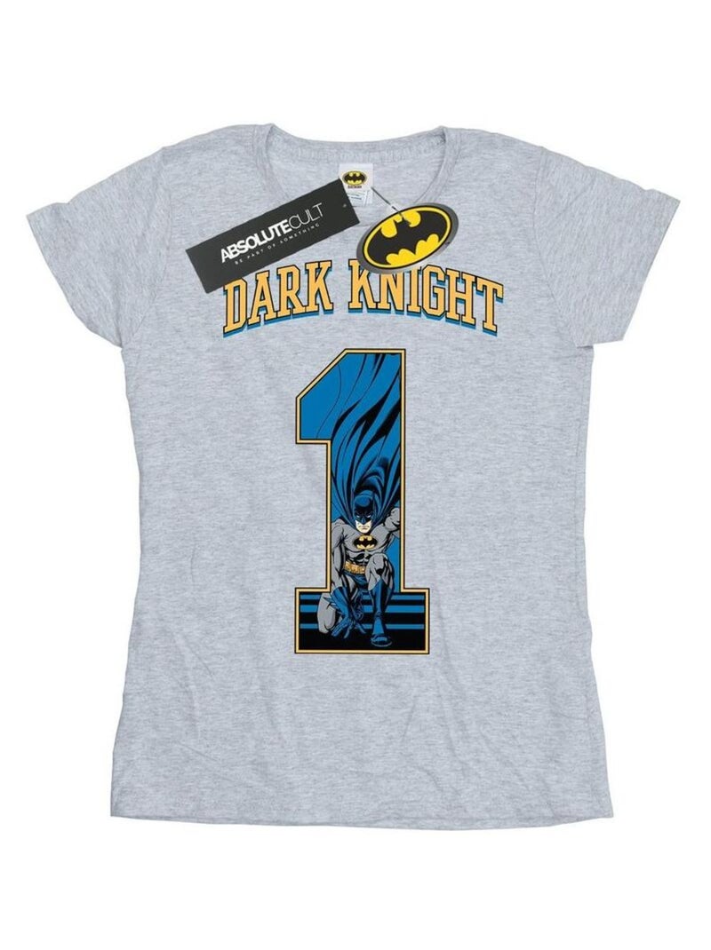 DC Comics - T-shirt DARK KNIGHT Gris chiné - Kiabi