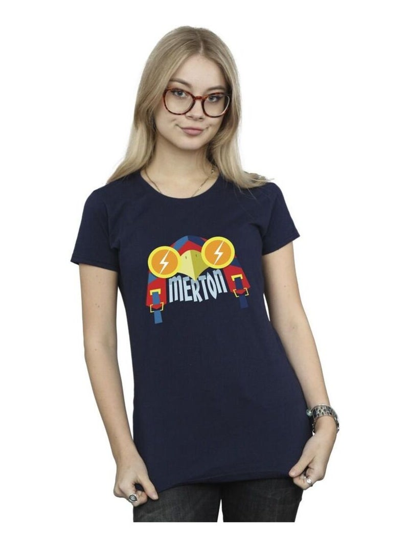 DC Comics - T-shirt DC LEAGUE OF SUPER-PETS Bleu marine - Kiabi