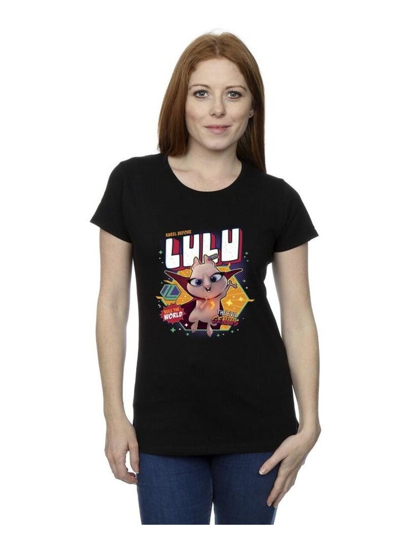DC Comics - T-shirt DC LEAGUE OF SUPER-PETS EVIL GENIUS Noir - Kiabi