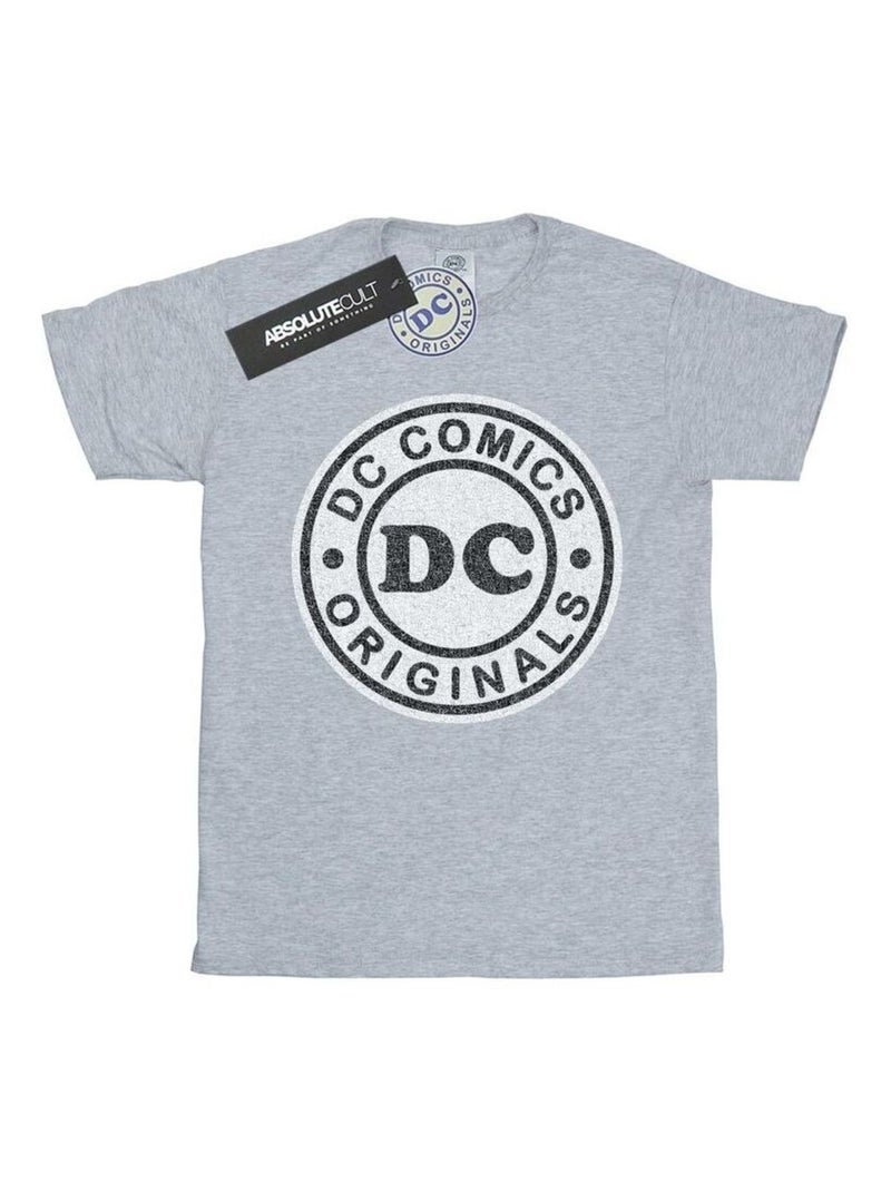 DC Comics - T-shirt DC ORIGINALS Gris chiné - Kiabi