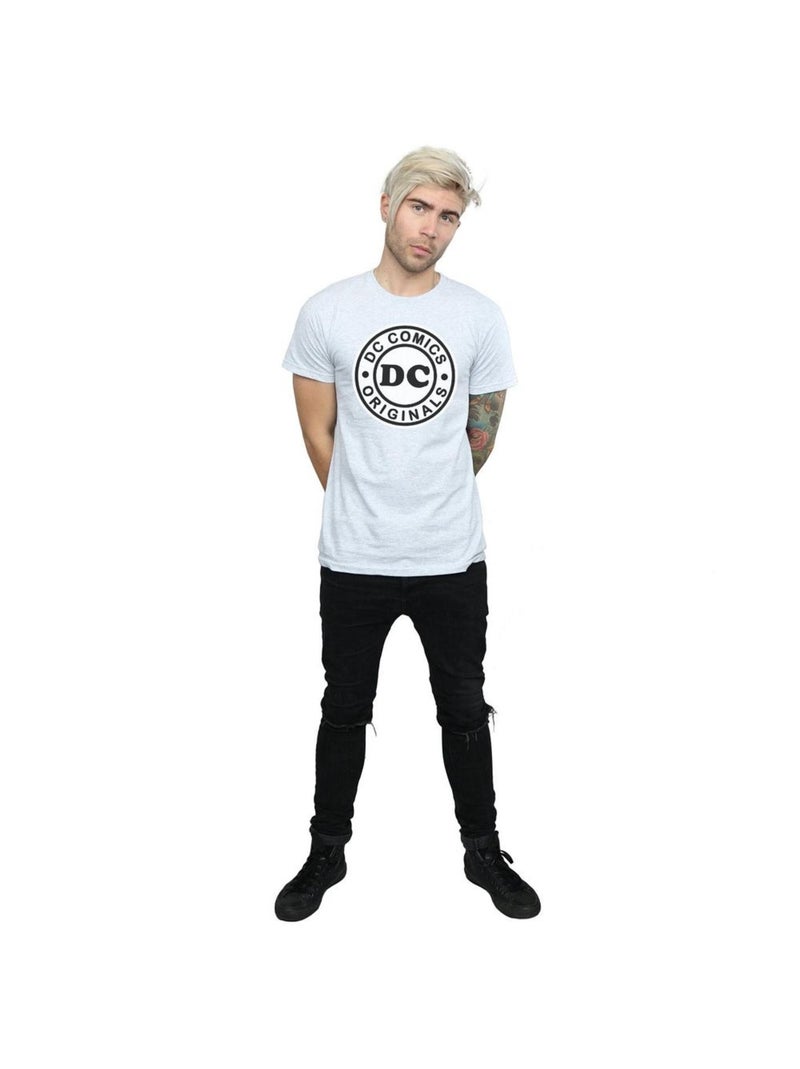 DC Comics - T-shirt DC ORIGINALS Gris chiné - Kiabi
