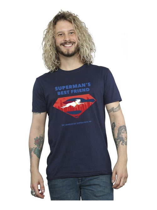 DC Comics - T-shirt DCS DC LEAGUE OF SUPER-PETS BEST FRIEND - Kiabi