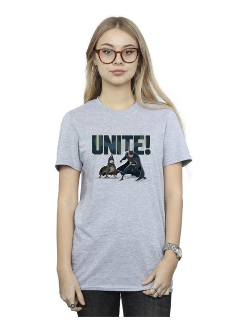 DC Comics - T-shirt DCS DC LEAGUE OF SUPER-PETS UNITE PAIR - Kiabi