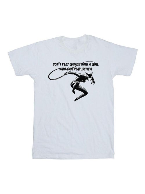 DC Comics - T-shirt DON'T PLAY GAMES - Kiabi