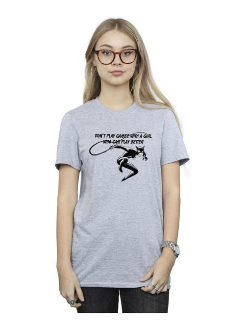 DC Comics - T-shirt DON'T PLAY GAMES - Kiabi