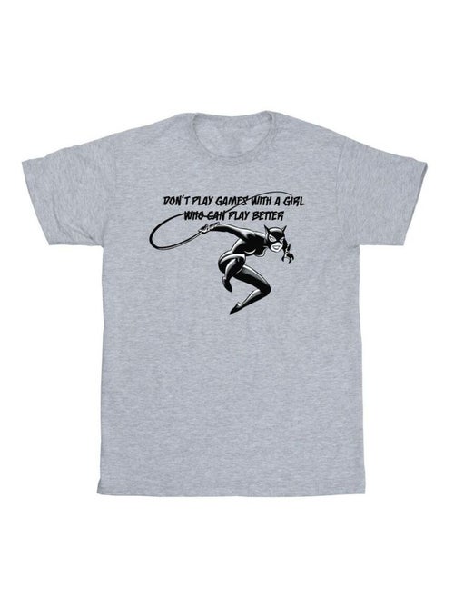 DC Comics - T-shirt DON'T PLAY GAMES - Kiabi