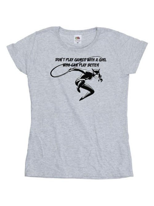 DC Comics - T-shirt DON'T PLAY GAMES - Kiabi