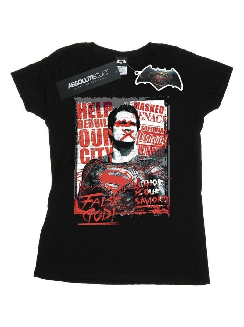 DC Comics - T-shirt FALSE GOD Noir - Kiabi