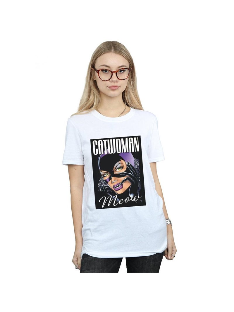 DC Comics - T-shirt FELINE FATALE Blanc - Kiabi