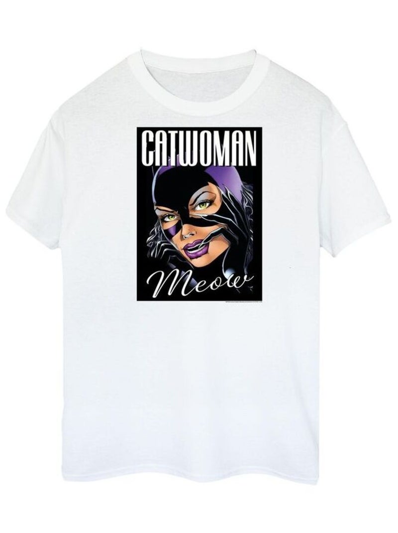 DC Comics - T-shirt FELINE FATALE Blanc - Kiabi