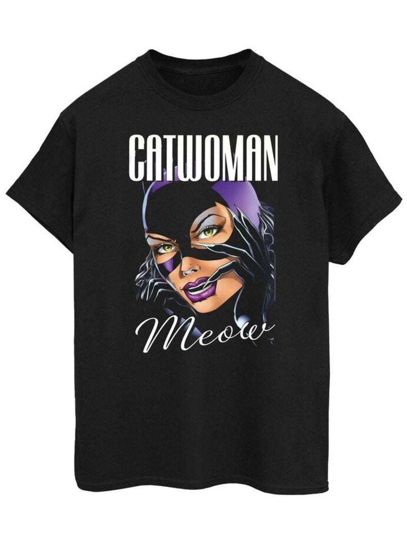 DC Comics - T-shirt FELINE FATALE Noir - Kiabi