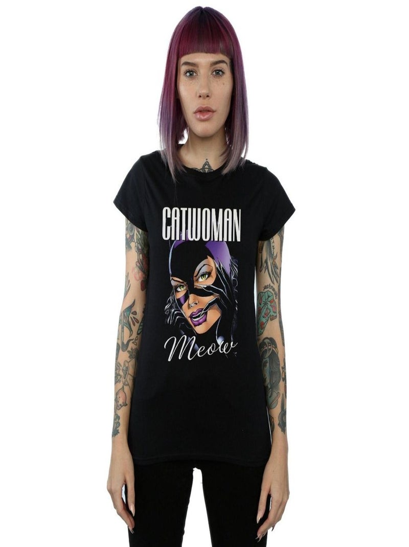 DC Comics - T-shirt FELINE FATALE Noir - Kiabi