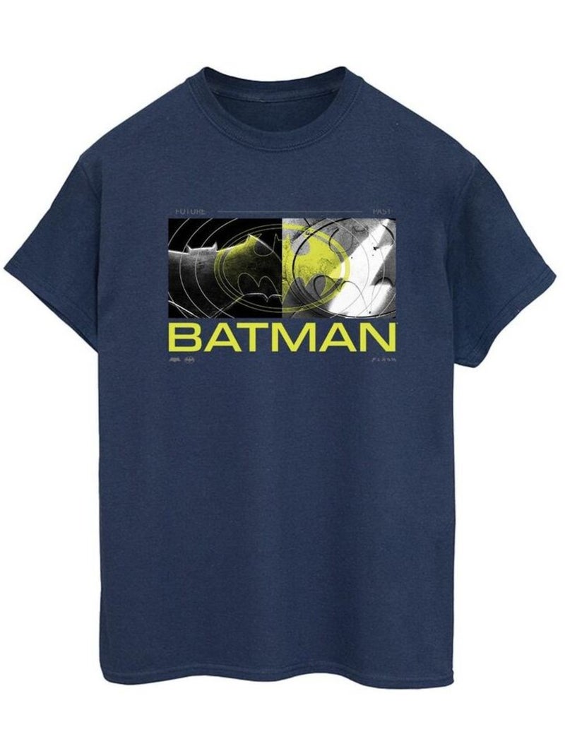 DC Comics - T-shirt FUTURE TO PAST Bleu marine - Kiabi