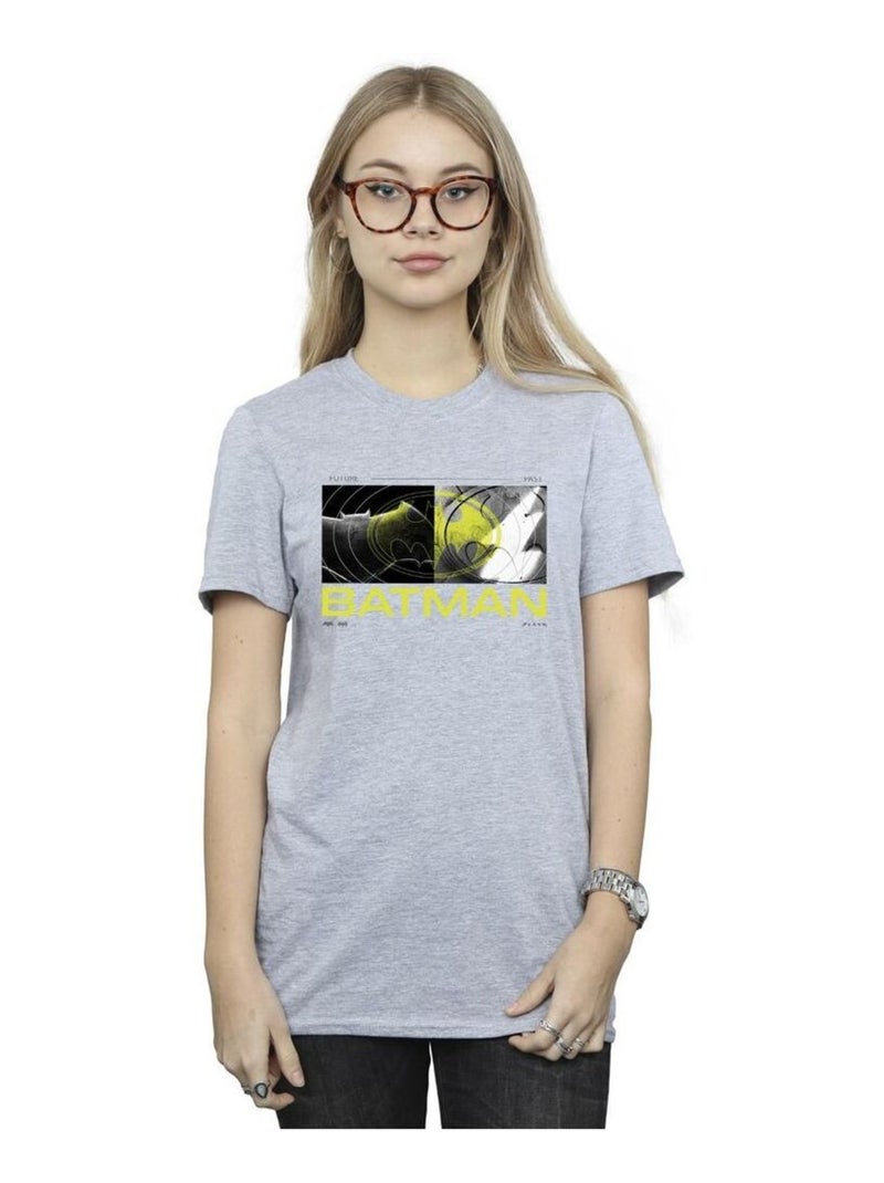 DC Comics - T-shirt FUTURE TO PAST Gris chiné - Kiabi