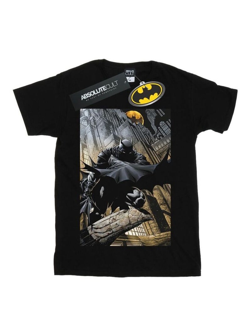 DC Comics - T-shirt GOTHAM CITY Noir - Kiabi