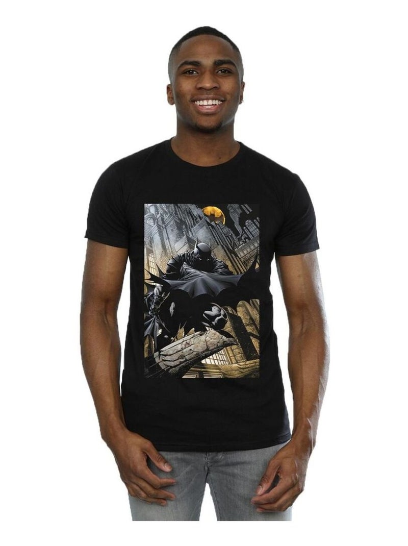 DC Comics - T-shirt GOTHAM CITY Noir - Kiabi