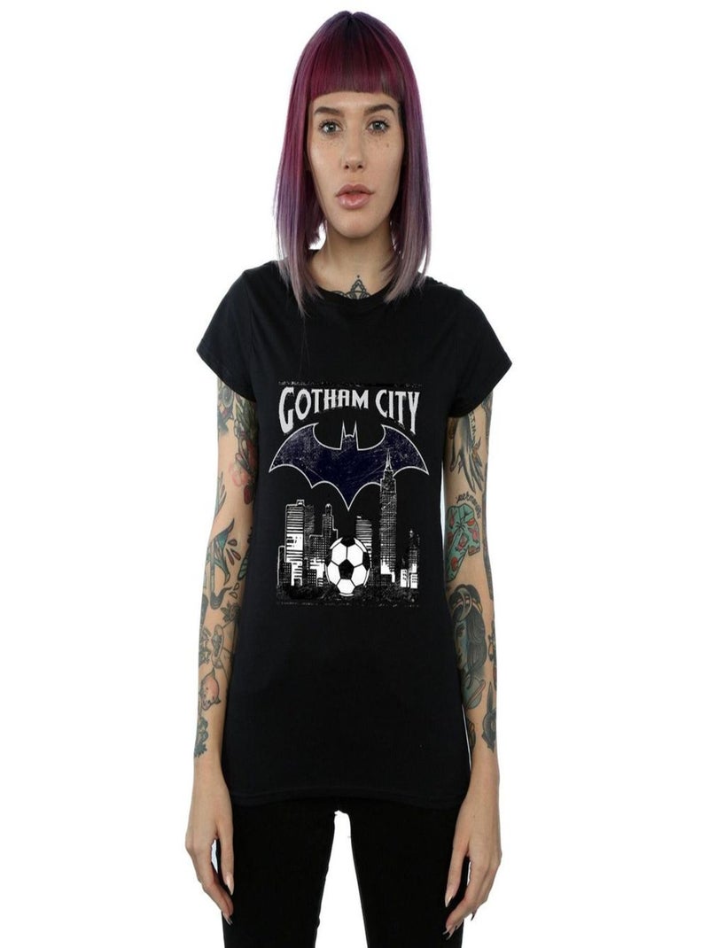 DC Comics - T-shirt GOTHAM CITY Noir - Kiabi