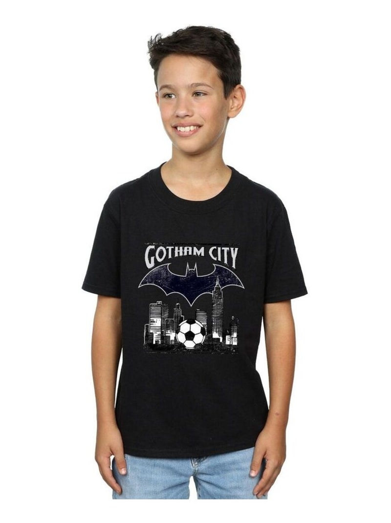 DC Comics - T-shirt GOTHAM CITY Noir - Kiabi