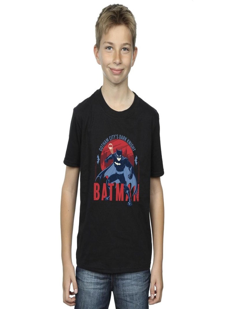DC Comics - T-shirt GOTHAM CITY Noir - Kiabi