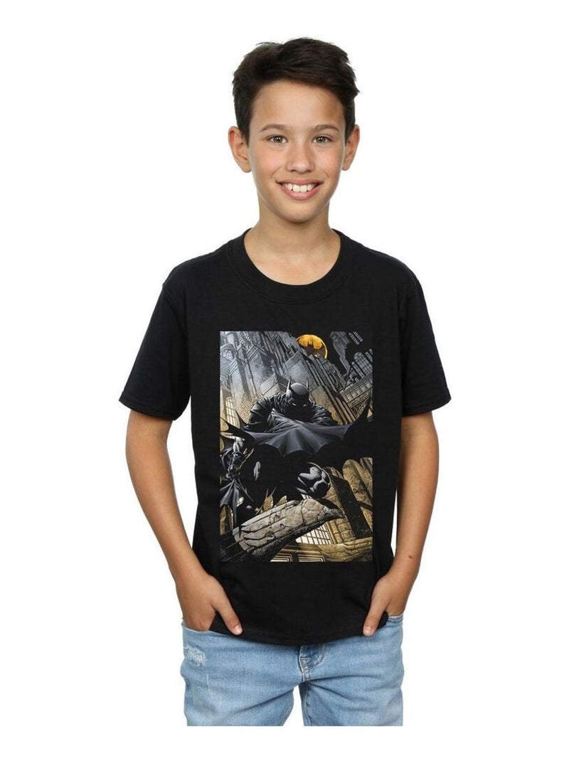 DC Comics - T-shirt GOTHAM CITY Noir - Kiabi