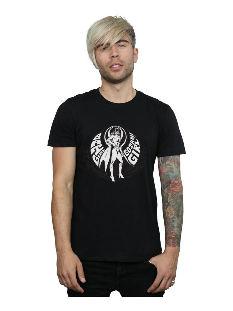 DC Comics - T-shirt GOTHAM GIRL Noir - Kiabi