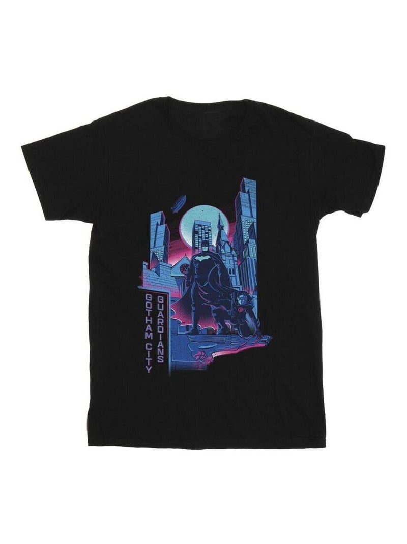 DC Comics - T-shirt GOTHAM GUARDIANS Noir - Kiabi