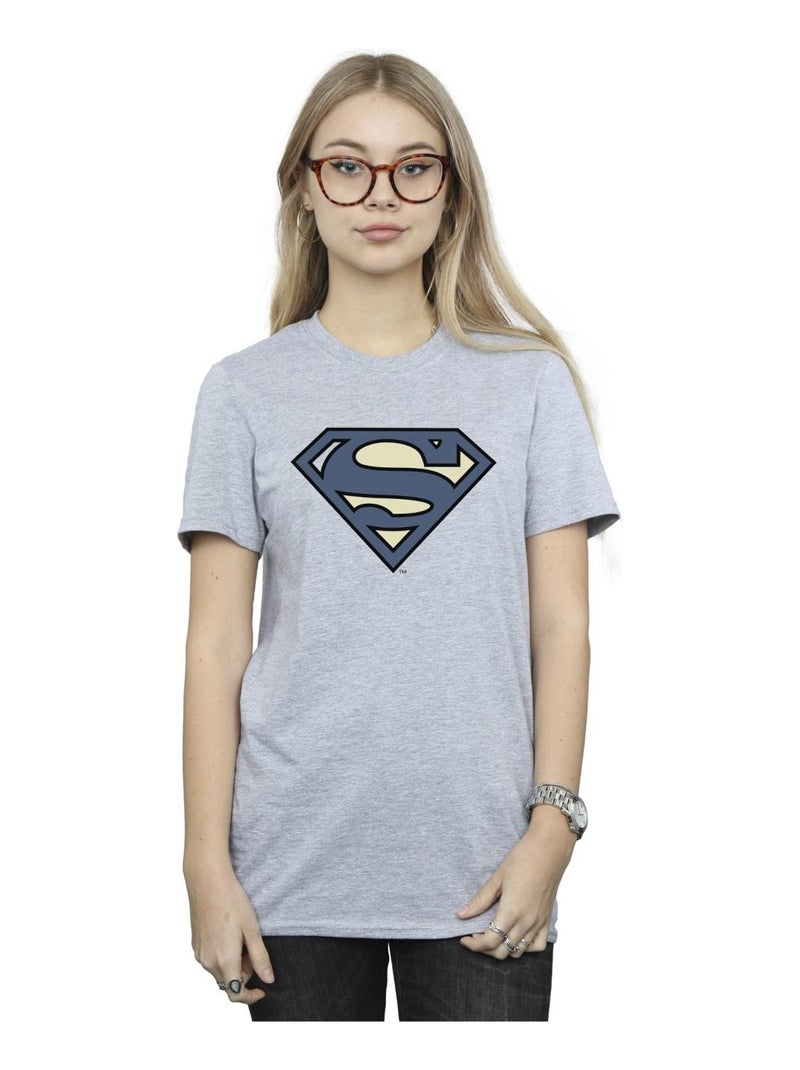DC Comics - T-shirt Gris chiné - Kiabi