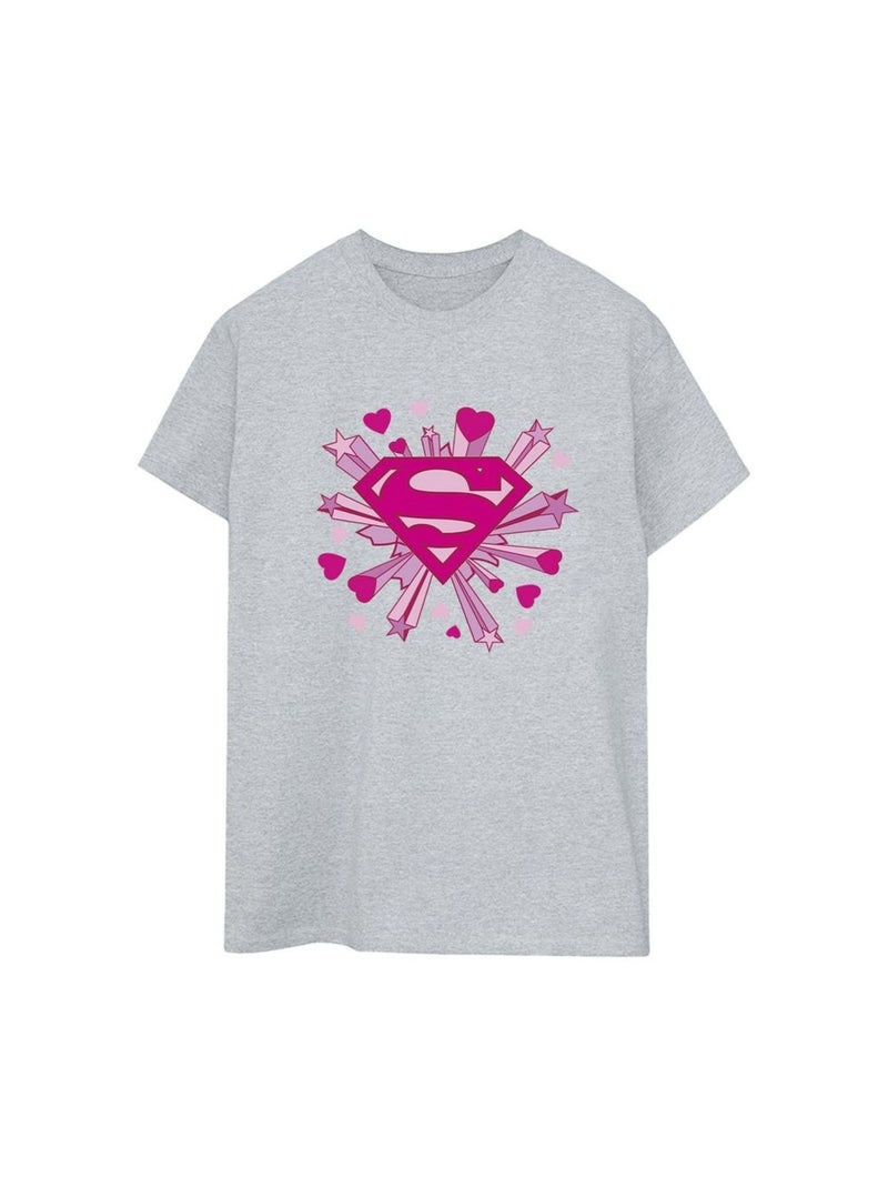 DC Comics - T-shirt Gris chiné - Kiabi
