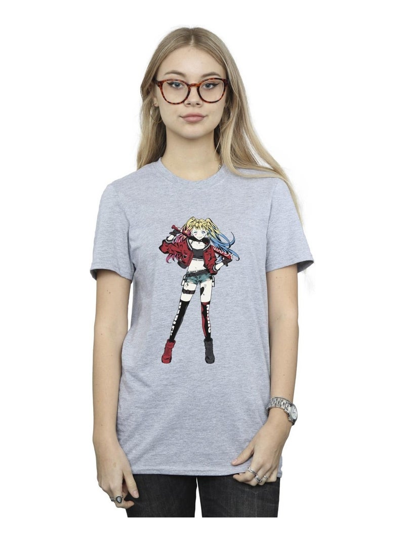 DC Comics - T-shirt Gris chiné - Kiabi