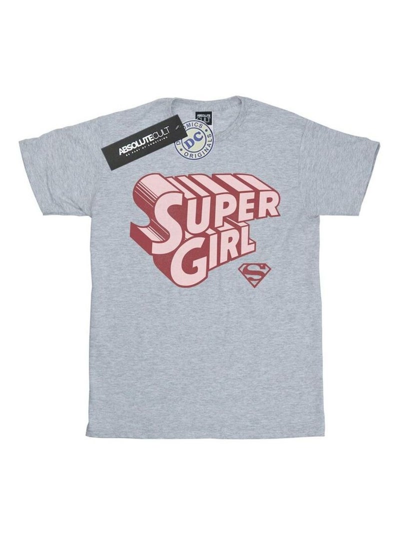 DC Comics - T-shirt Gris chiné - Kiabi