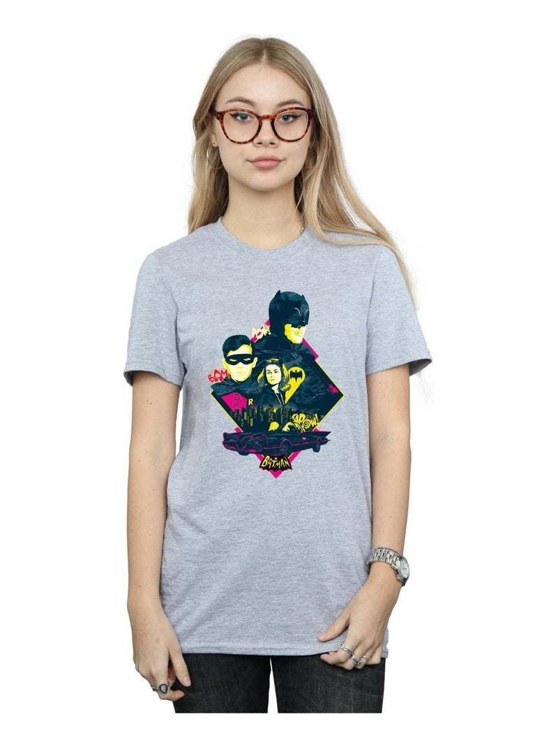 DC Comics - T-shirt Gris chiné - Kiabi