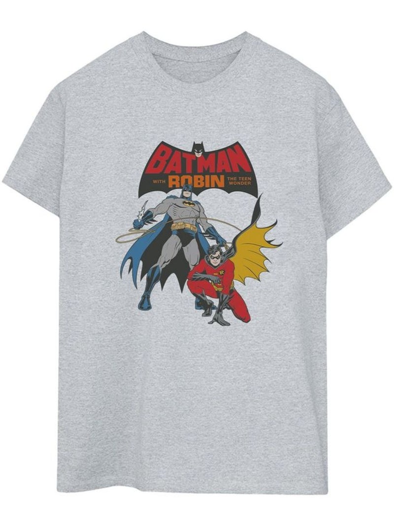 DC Comics - T-shirt Gris chiné - Kiabi
