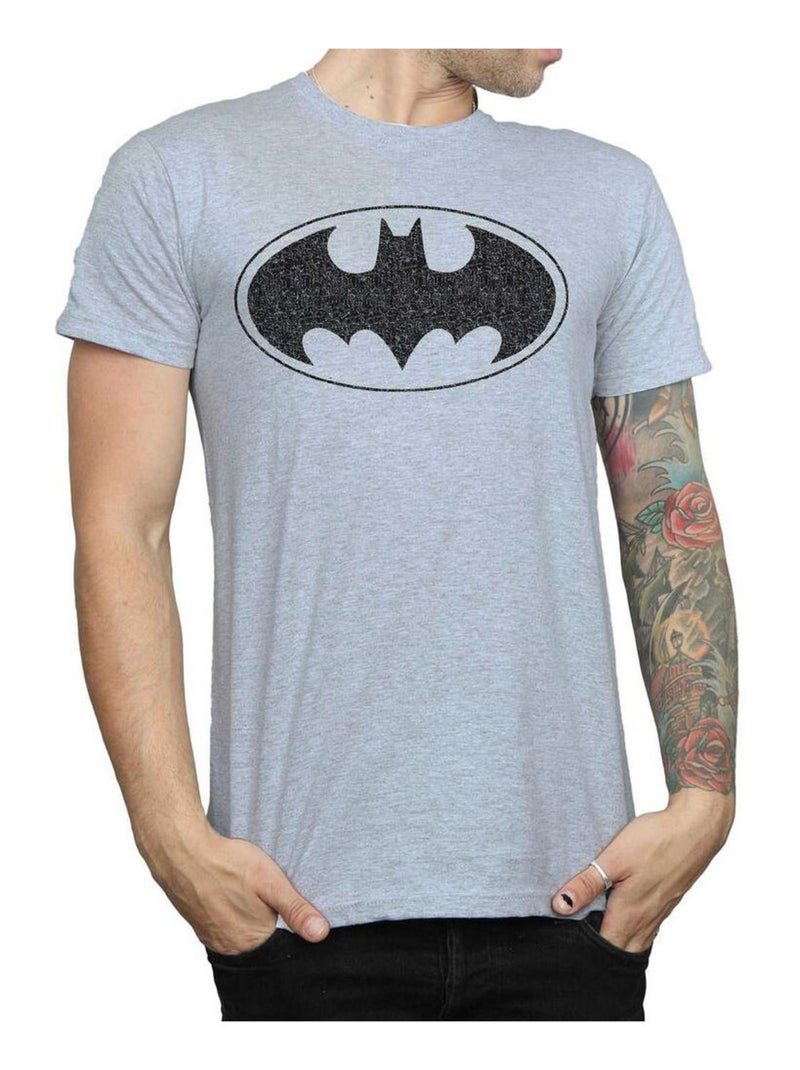 DC Comics - T-shirt Gris chiné - Kiabi