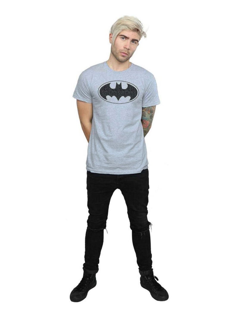 DC Comics - T-shirt Gris chiné - Kiabi