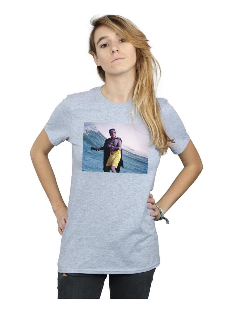 DC Comics - T-shirt Gris chiné - Kiabi